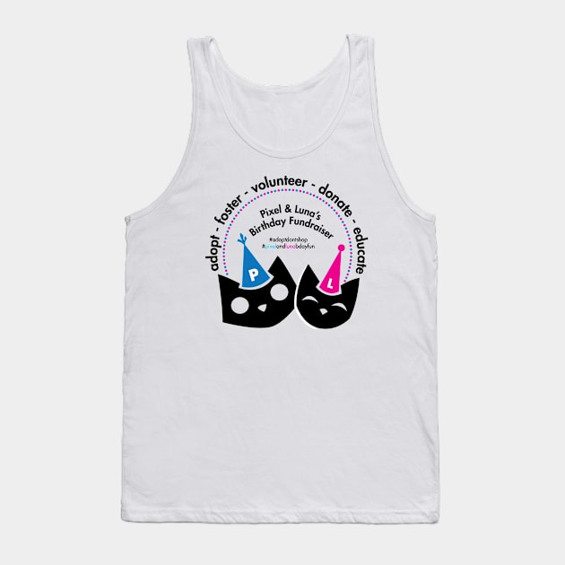 Adopt Foster Volunteer Donate Educate Tank Top by Pixel_Luna